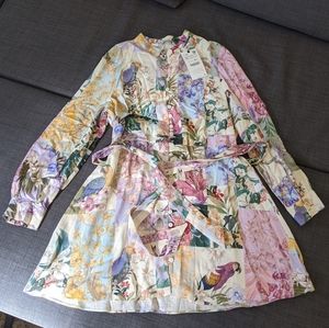 NWT Zara Patchwork Dress XL